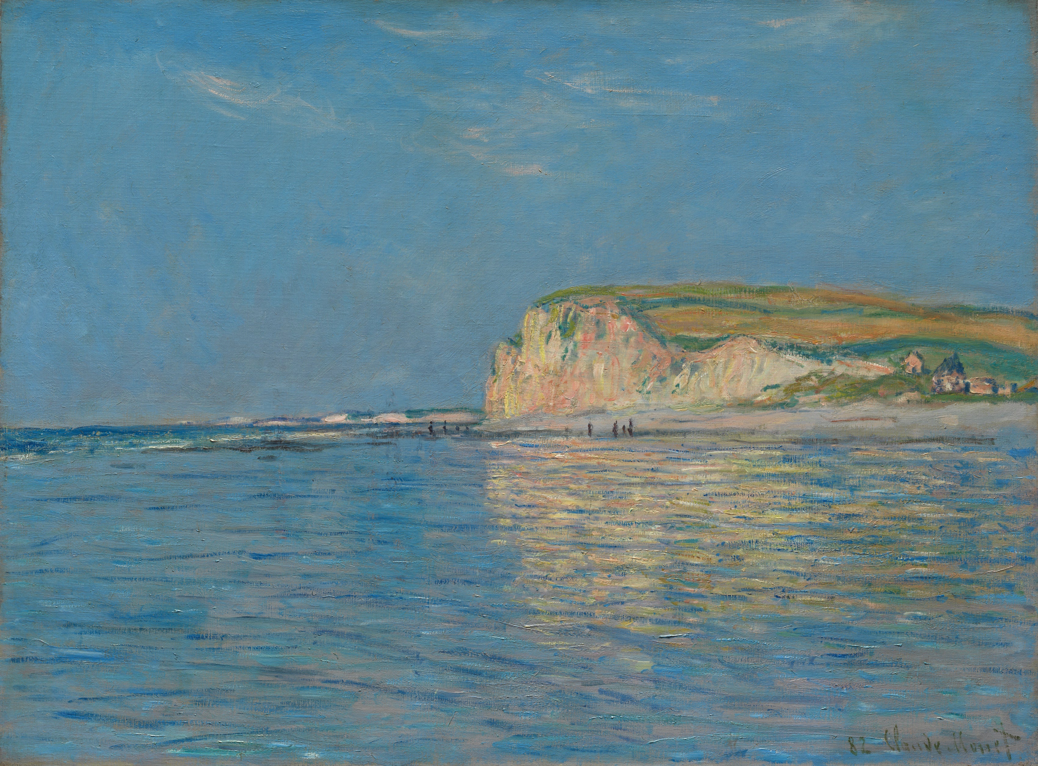 La marée basse à Pourville, près de Dieppe, en 1882 - Claude Monet