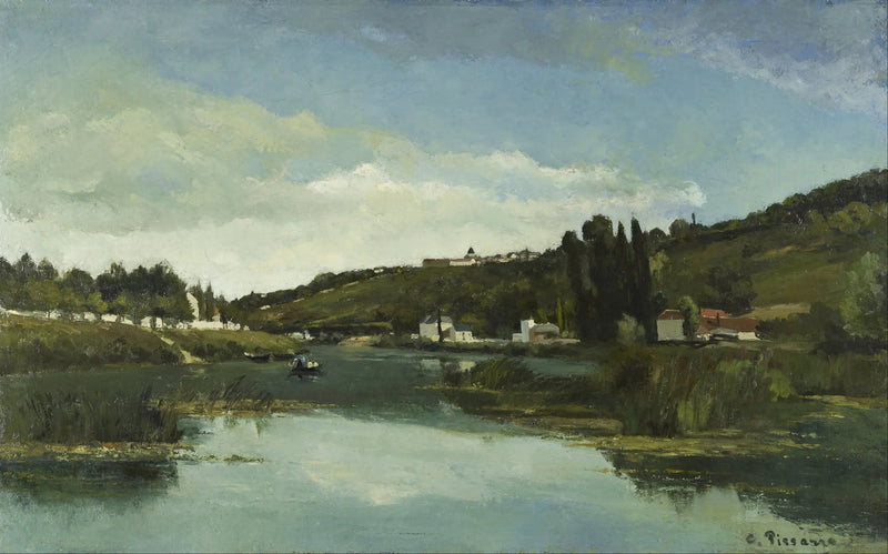 La Marne à Chennevières - Camille Pissarro