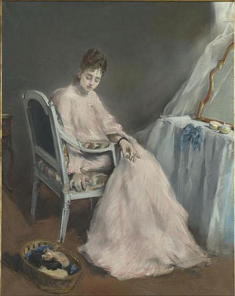 La Matinée Rose - Eva Gonzalès