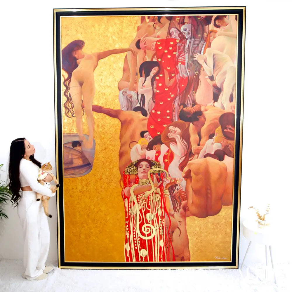 La Médecine – Une Œuvre Réimaginée de Gustav Klimt par Master Apollon | 180 x 270 cm Reproductions de tableaux à la