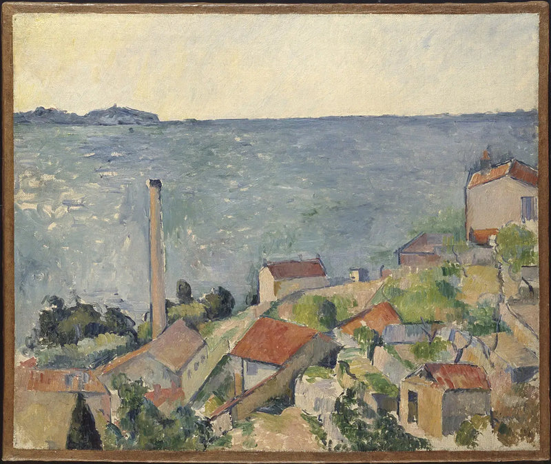 La Mer à l'Estaque - Paul Cézanne