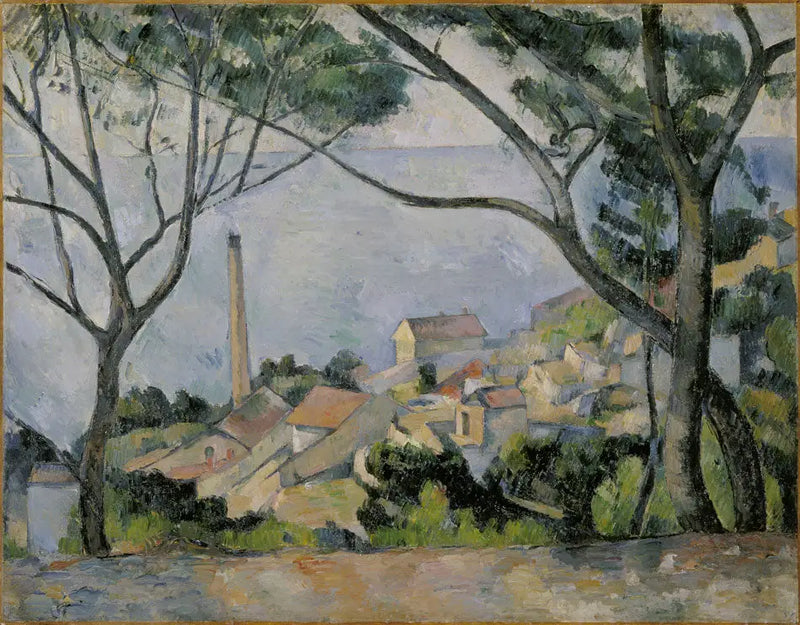 La mer à l'Estaque - Paul Cézanne