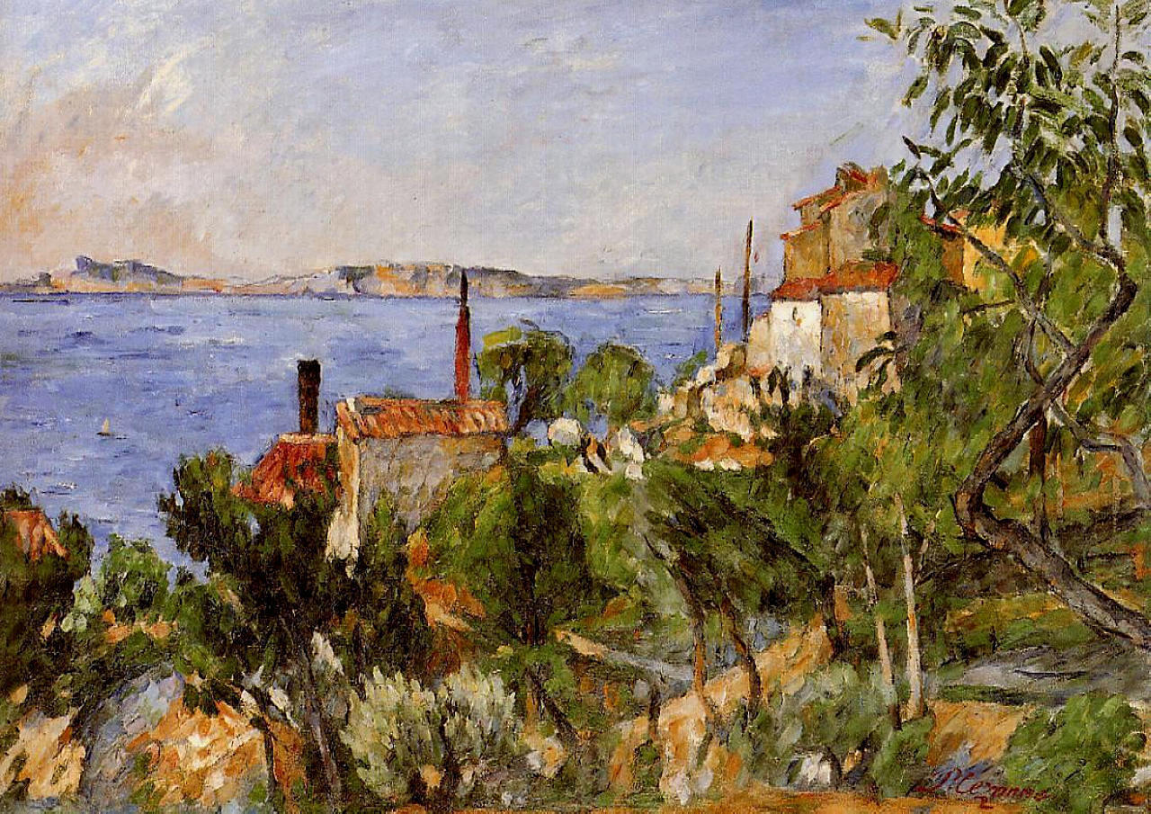 La Mer à l'Estaque - Paul Cézanne