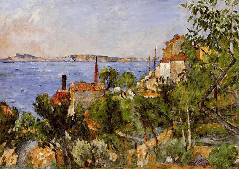La Mer à l'Estaque - Paul Cézanne