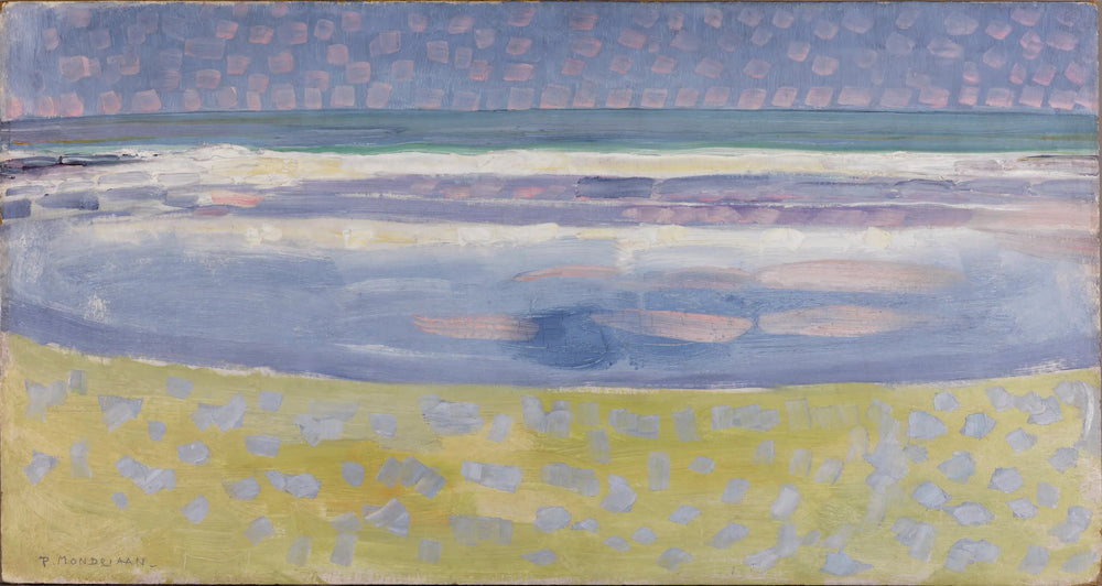 La mer après le coucher du soleil - Piet Mondrian image 1 tableau peint à l’huile sur toile