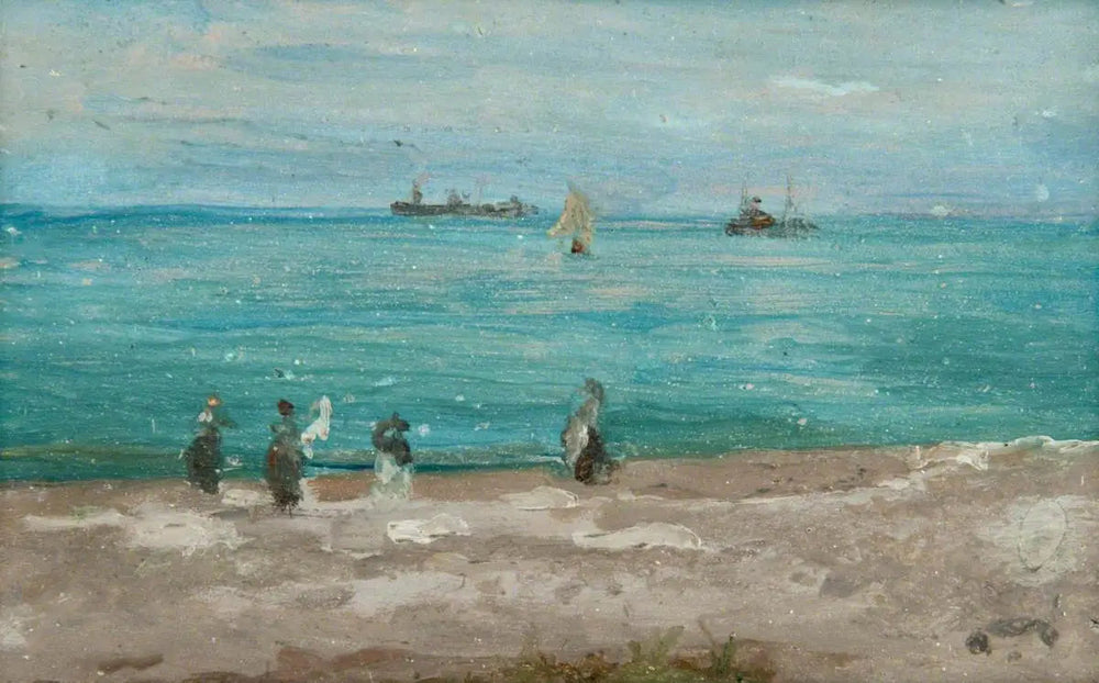 La Mer, Bretagne - James Abbott McNeill Whistler image 1 copie de tableau peinte à la main