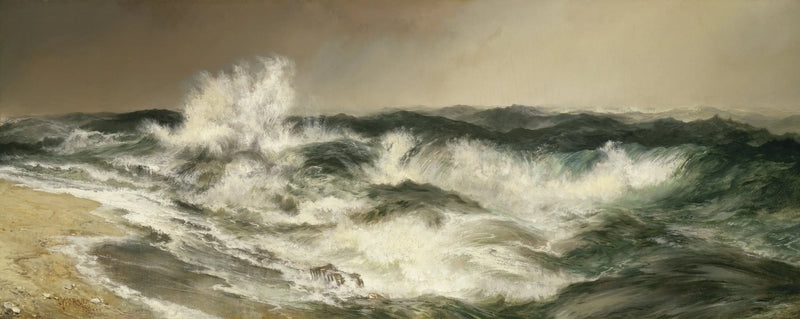 La mer qui résonne beaucoup - Thomas Moran