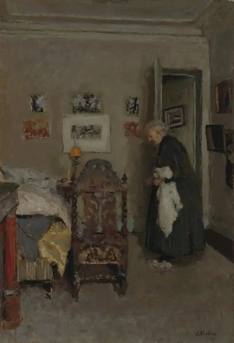 La mère de l'artiste dans son appartement, rue de Calais, Paris - Matin - Édouard Vuillard