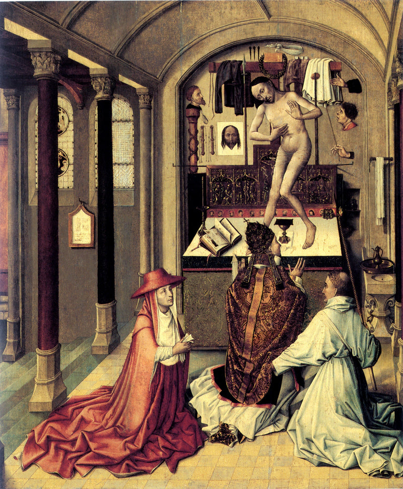 La Messe de saint Grégoire - Robert Campin