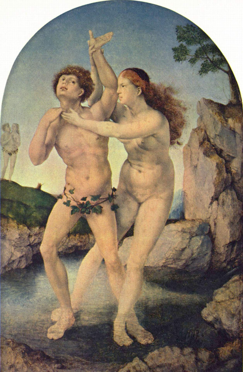 La Métamorphose d'Hermaphrodite et Salmacis - Jan Gossaert