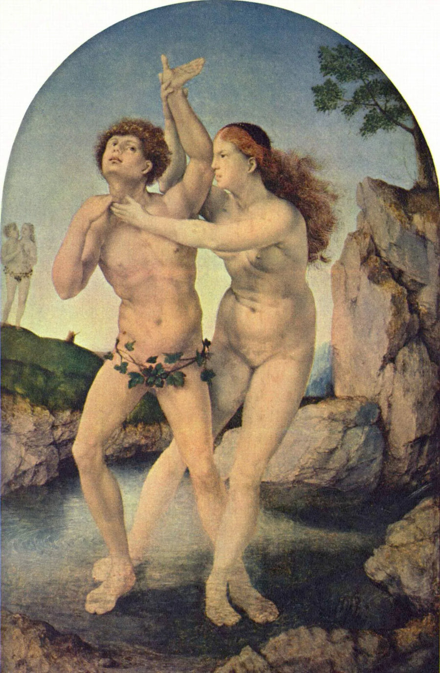 La Métamorphose d'Hermaphrodite et Salmacis - Jan Gossaert