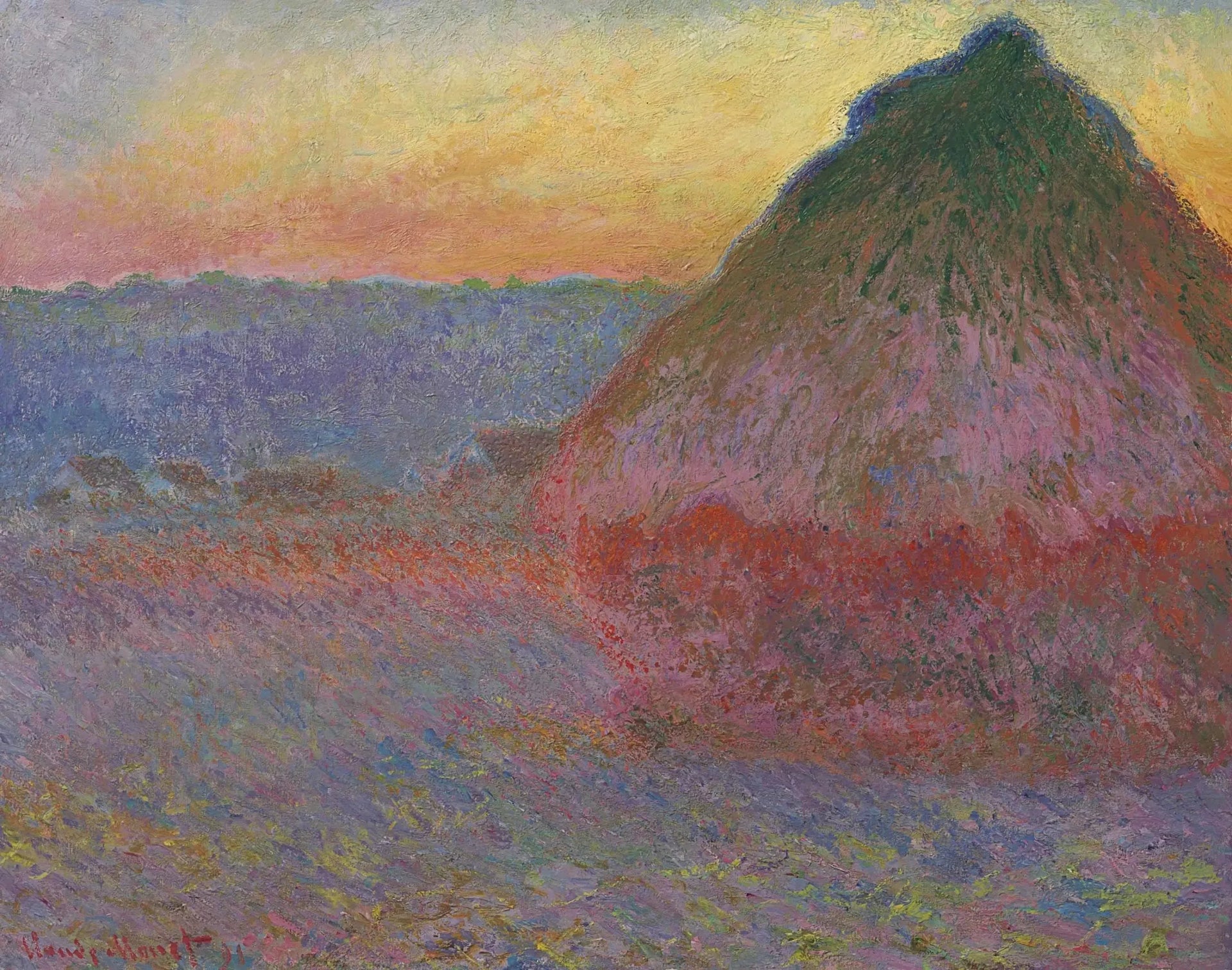 La meule - Claude Monet image 1 reproduction artisanale de tableau
