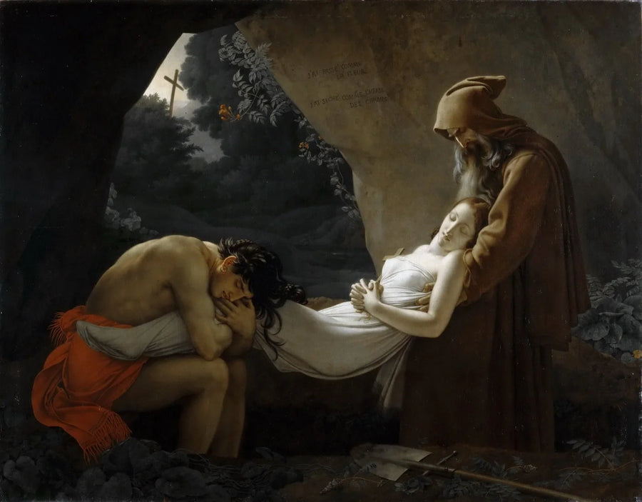 La mise au tombeau d'Atala - Anne-Louis Girodet