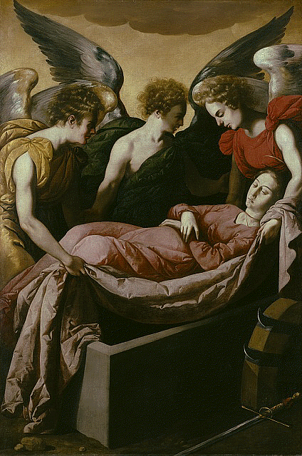 La mise au tombeau de sainte Catherine d'Alexandrie - Francisco de Zurbarán