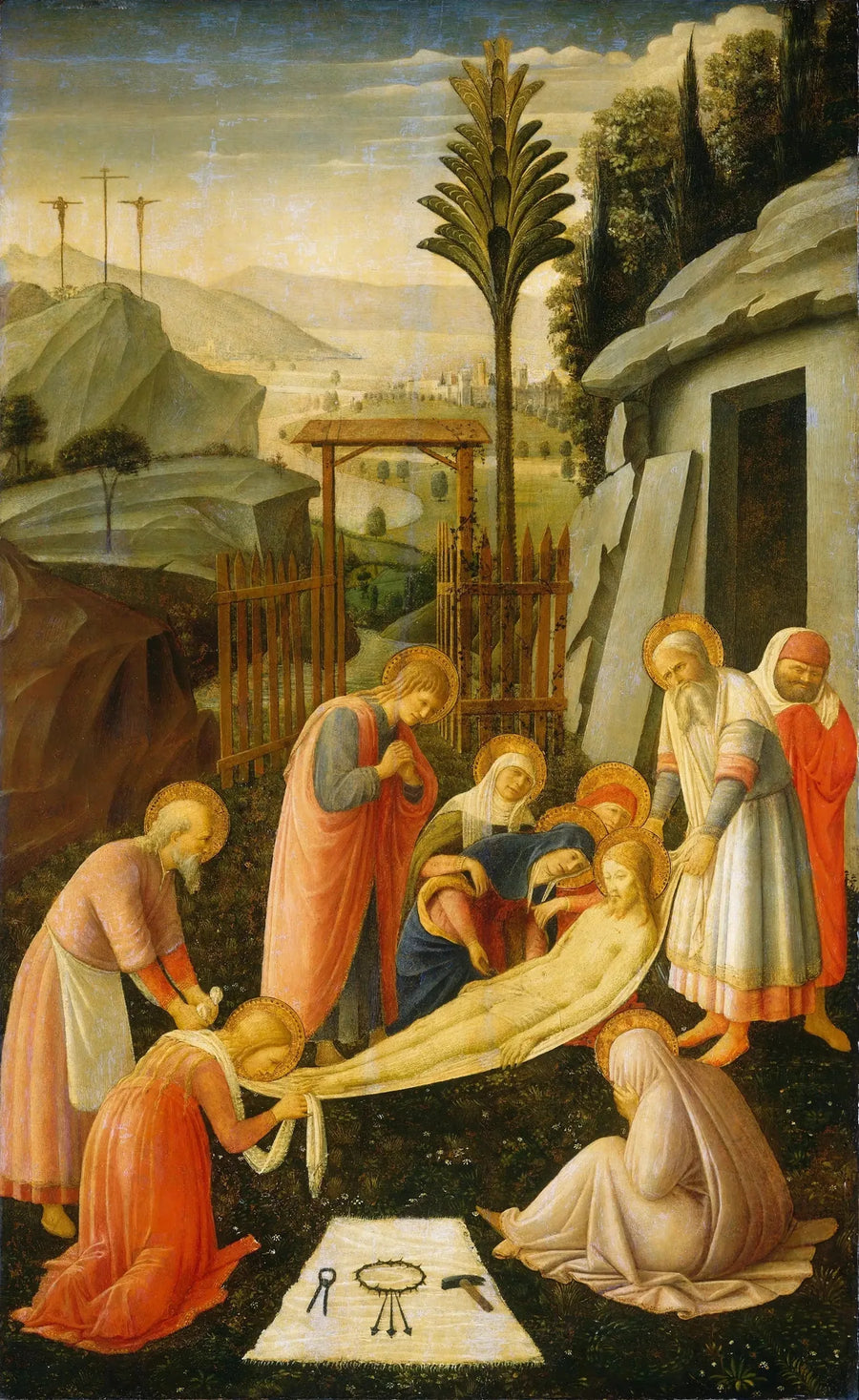 La mise au tombeau du Christ - Fra Angelico