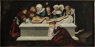 La mise au tombeau du Christ - Lucas Cranach the Elder