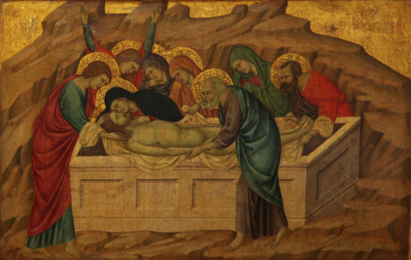 La mise au tombeau du Christ - Ugolino di Nerio