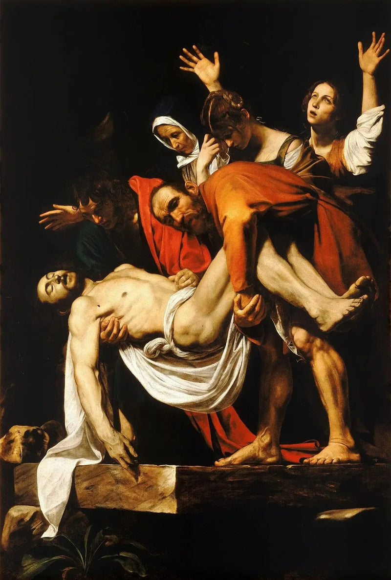 La Mise au tombeau - Le Caravage