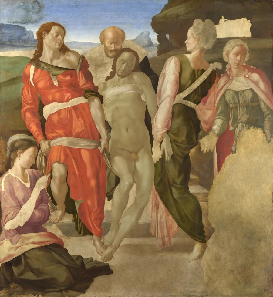 La Mise au tombeau - Michel-Ange