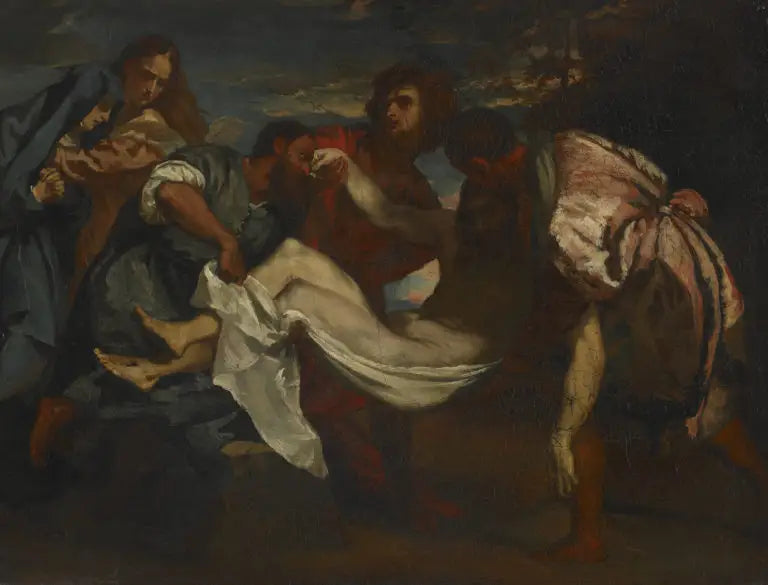 La Mise au tombeau - Théodore Géricault