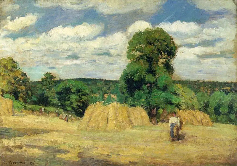 La Moisson - Camille Pissarro