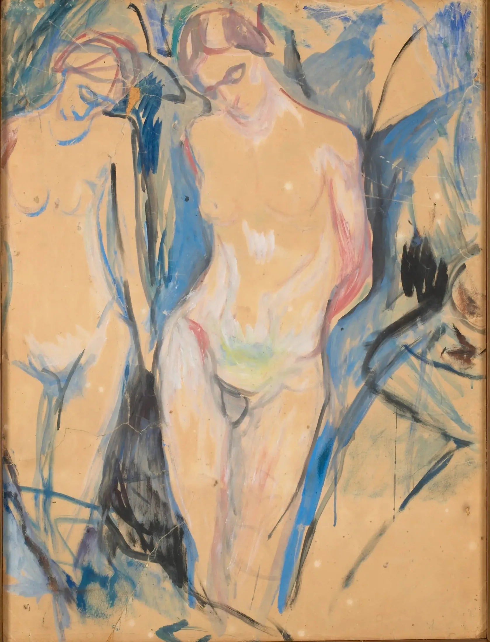 La Montagne humaine : deux Grâces - Edvard Munch image 1 reproduction artisanale de tableau