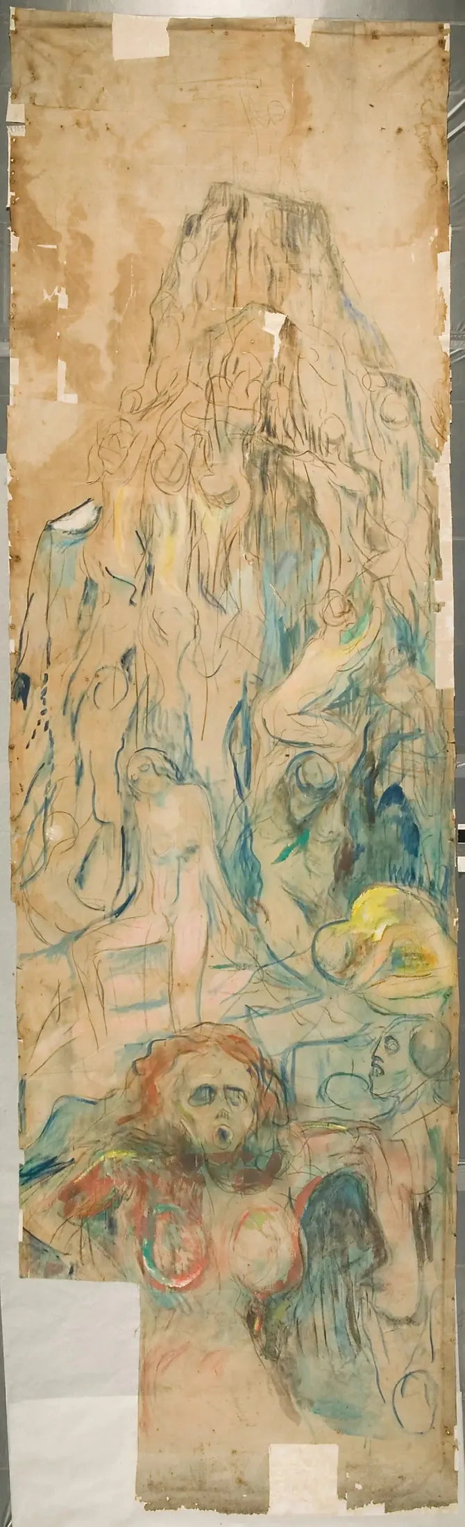 La Montagne humaine : partie centrale - Edvard Munch