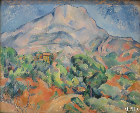 La montagne Sainte Victoire - Paul Cézanne - Reproductions de tableaux et peintures haut de gamme