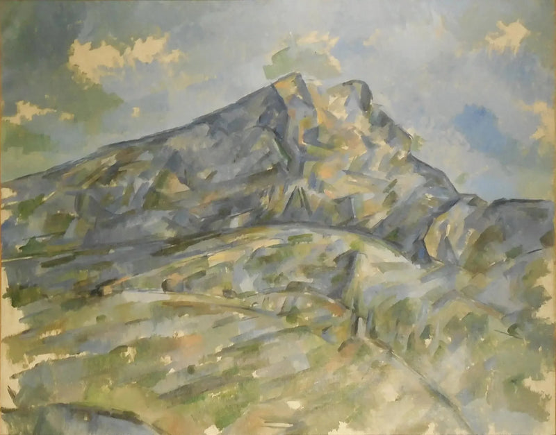 La Montagne Sainte-Victoire vue du bosquet du Château Noir - Paul Cézanne