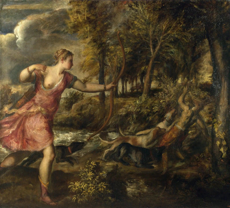 La Mort d'Actéon - Titian