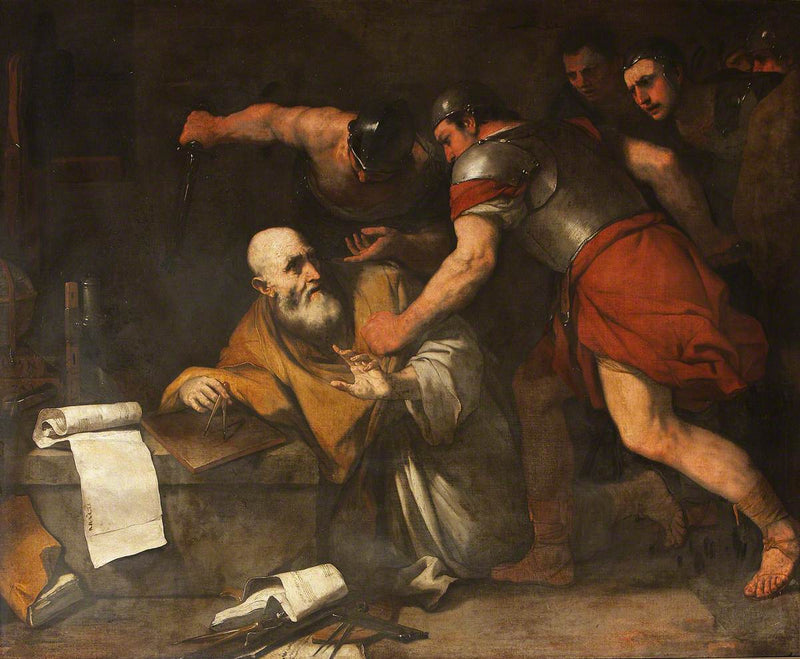 La mort d'Archimède - Luca Giordano