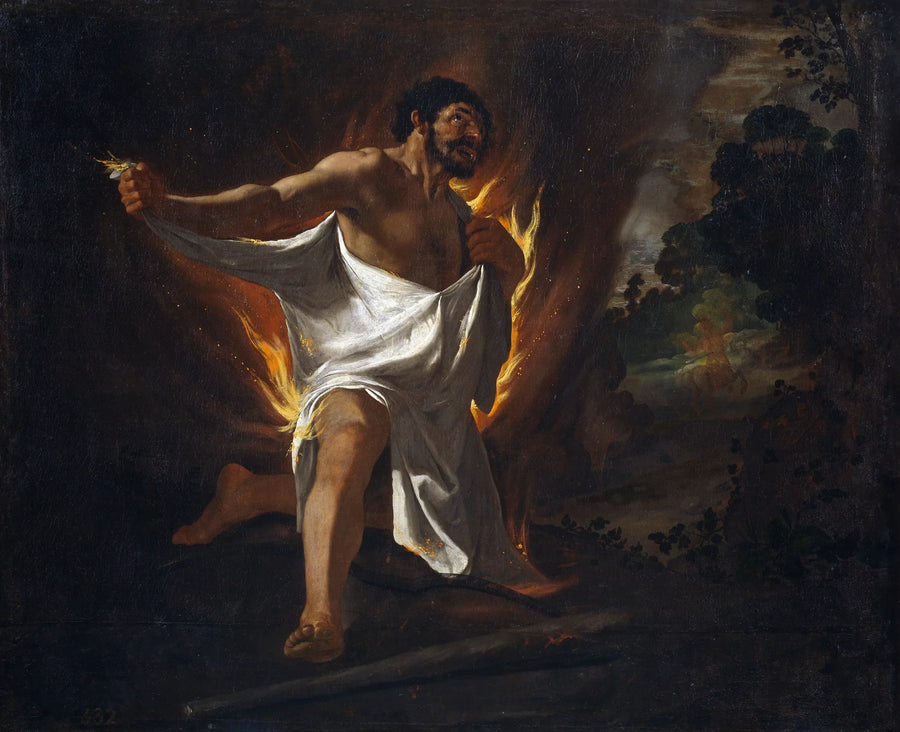 La mort d'Hercule - Francisco de Zurbarán