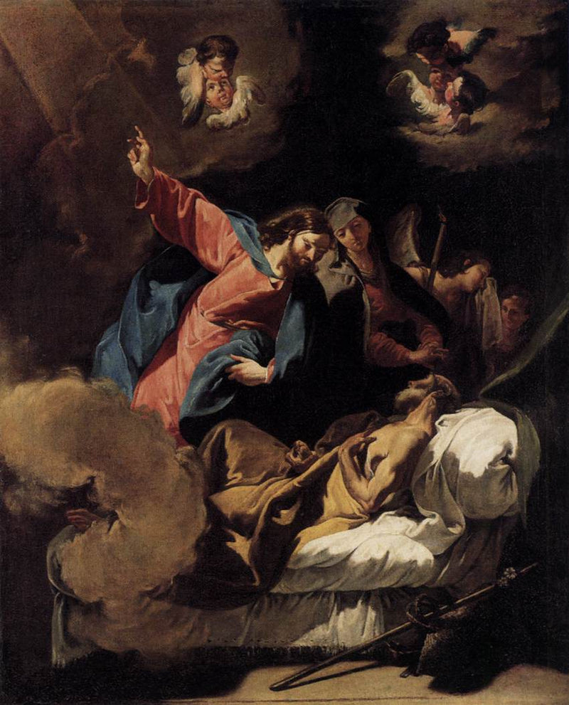 La mort de Joseph - Giovanni Battista Pittoni
