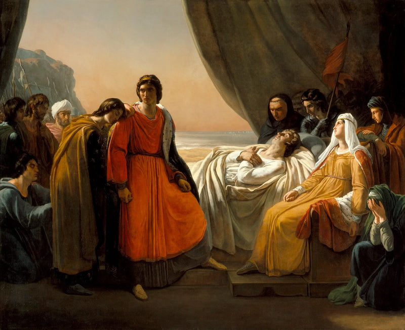 La mort de Saint Louis - Ary Scheffer