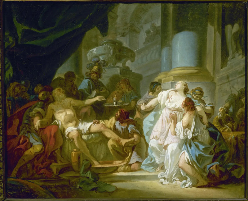 La Mort de Sénèque - Jacques-Louis David