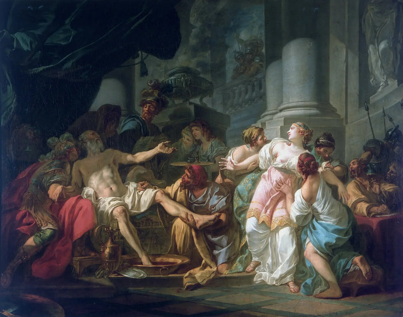 La Mort de Sénèque - Jacques-Louis David