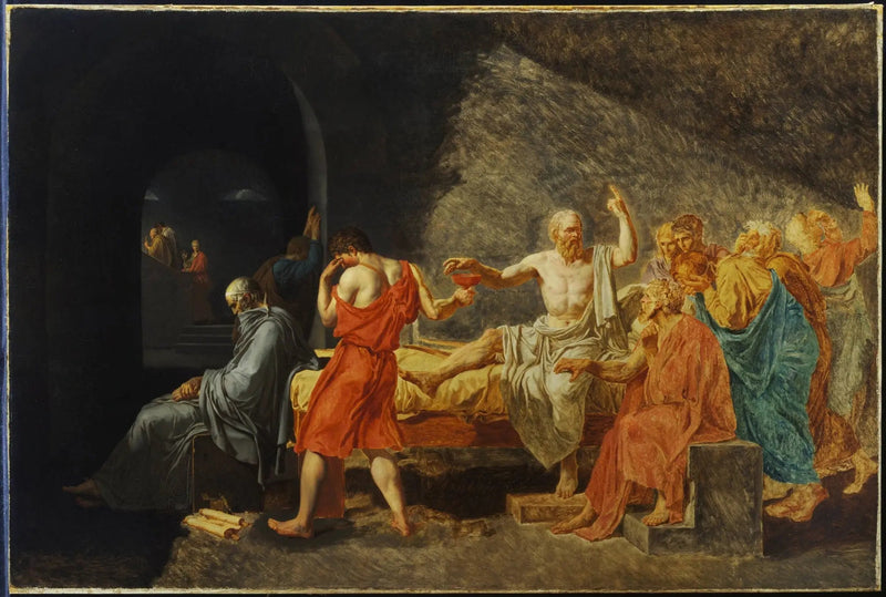 La mort de Socrate - Jacques-Louis David