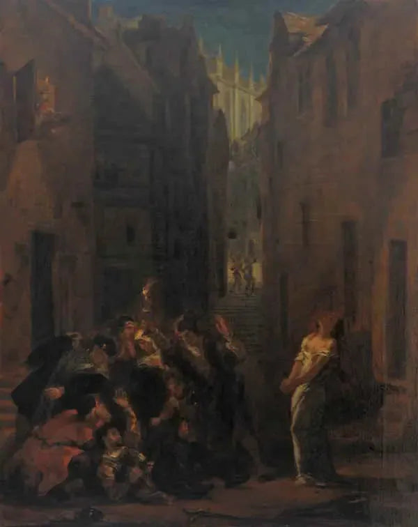 La mort de Valentin - Eugène Delacroix