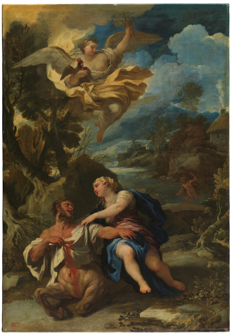 La mort du centaure Nessus - Luca Giordano