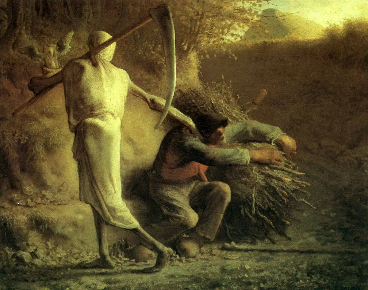La Mort et le Bûcheron - Jean-François Millet - Alpha Reproduction