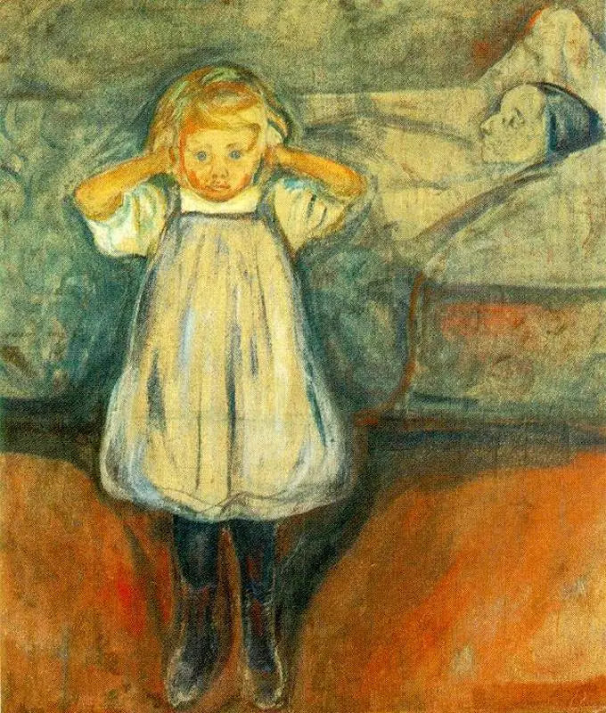 La Mort et l'Enfant - Edvard Munch