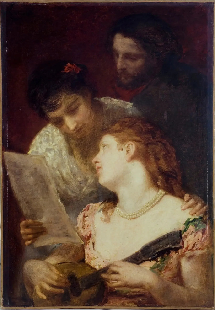 La musique (fête musicale) - Mary Cassatt