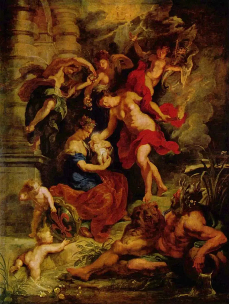 La Naissance de Marie de Médicis le 26 avril 1573 à Florence - Peter Paul Rubens