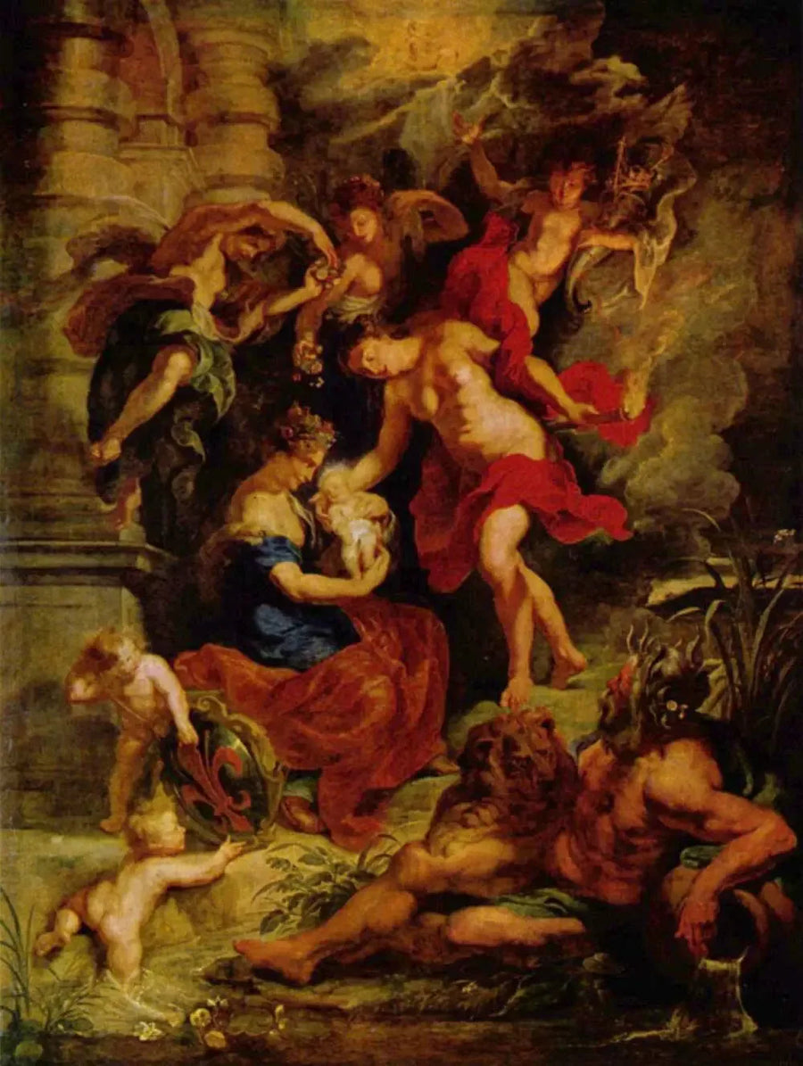 La Naissance de Marie de Médicis le 26 avril 1573 à Florence - Peter Paul Rubens