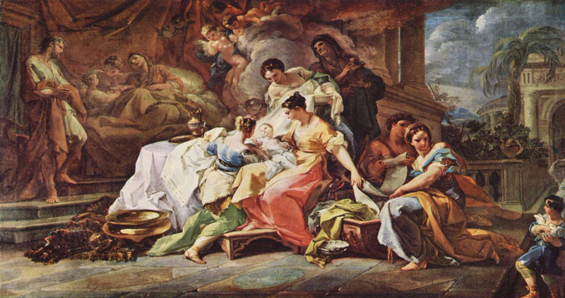 La Naissance de la Vierge - Corrado Giaquinto