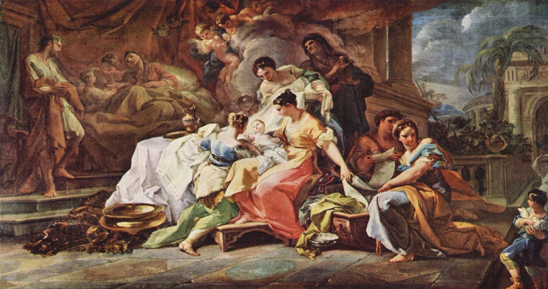 La Naissance de la Vierge - Corrado Giaquinto