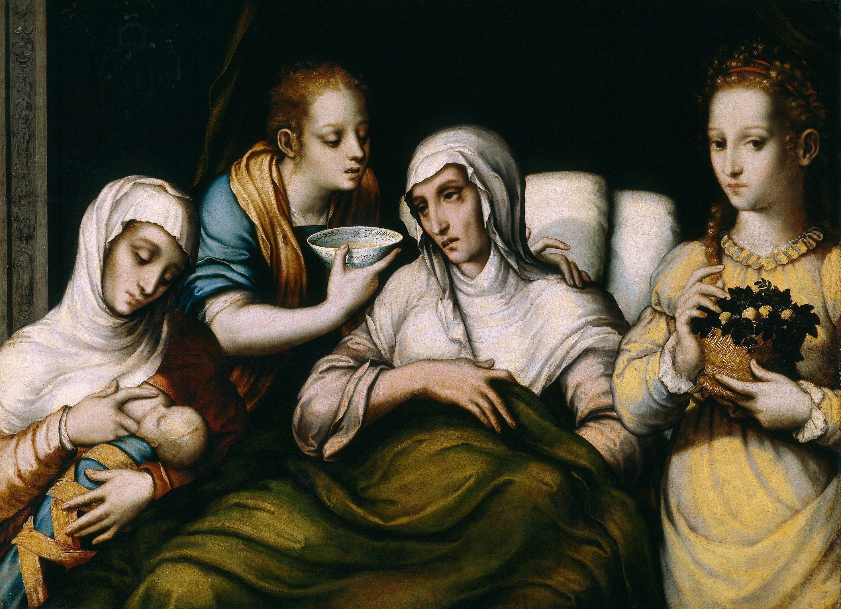 La Naissance de la Vierge - Luis de Morales - Alpha Reproduction