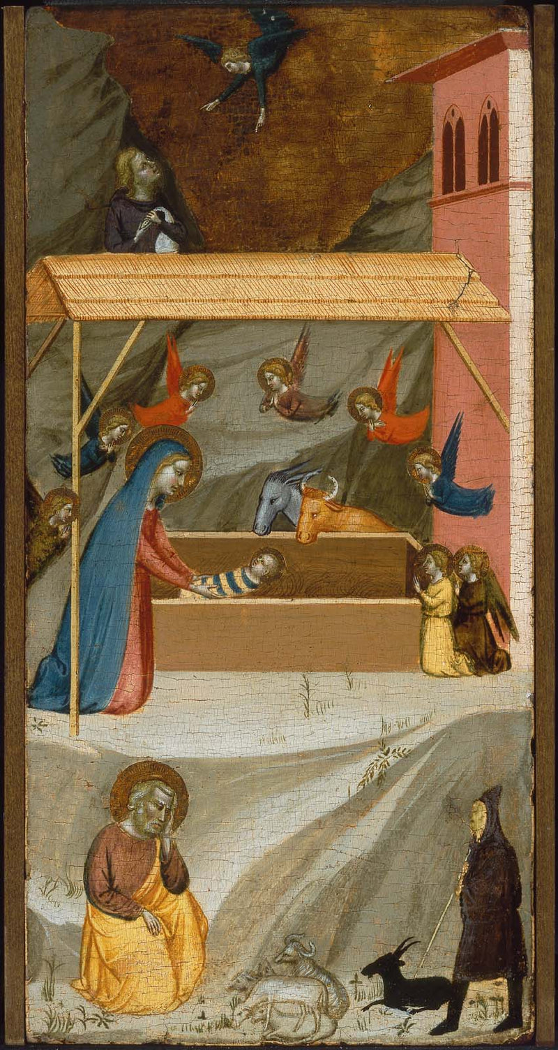 La Nativité et l'Annonciation aux bergers - Bernardo Daddi