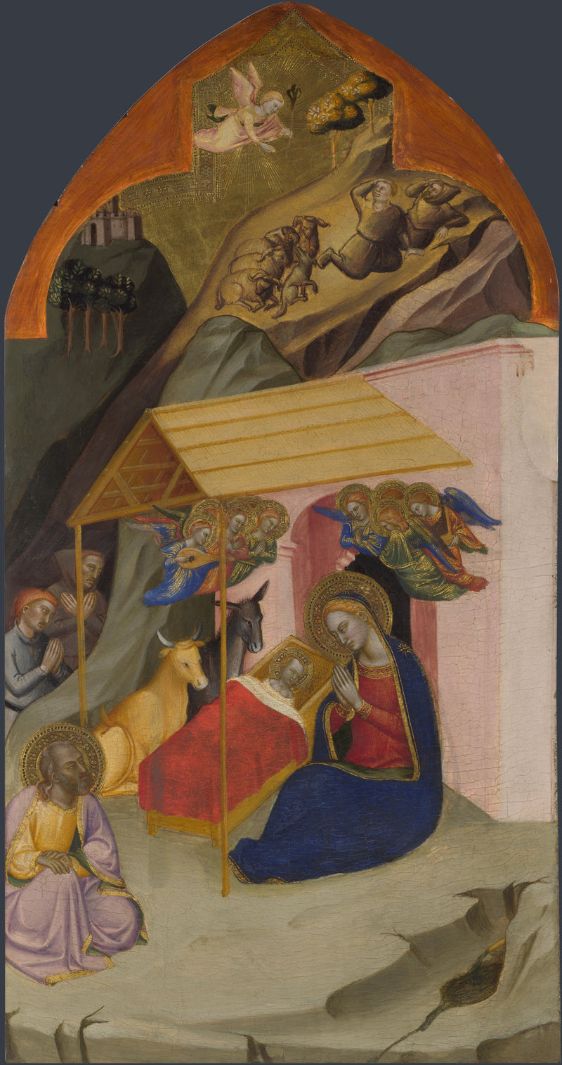 La Nativité et l'Annonciation aux bergers - Jacopo di Cione