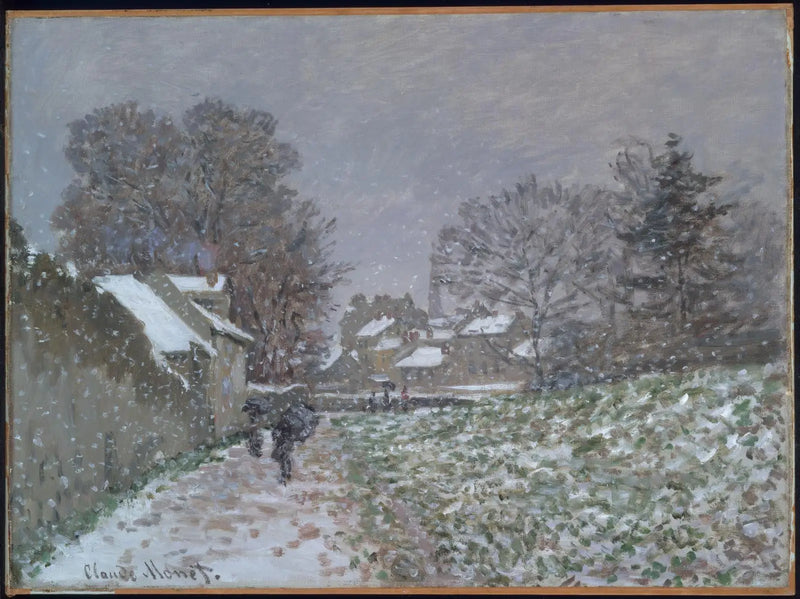 La neige à Argenteuil - Claude Monet
